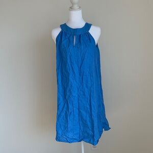 St. Tropez Linen Blue Dress